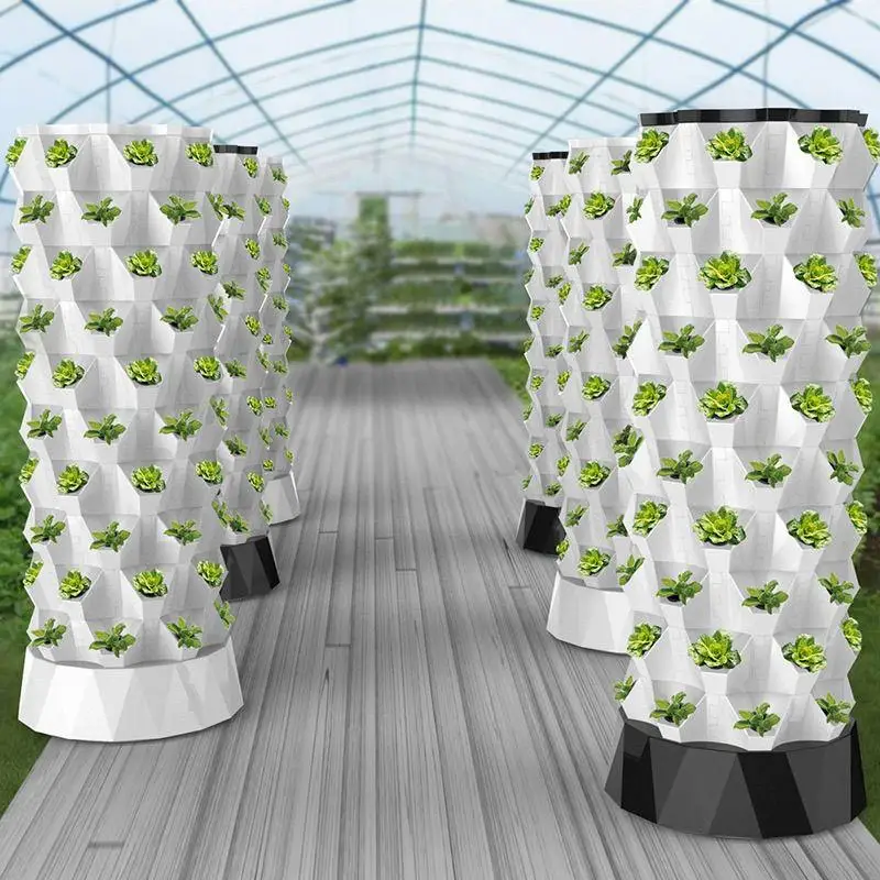 Vertical Planter - Torre de cultivo hidropônico vertical, vaso