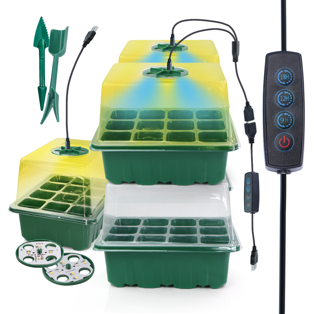 Seed Starter Tray - Vasos de berçário led com luz