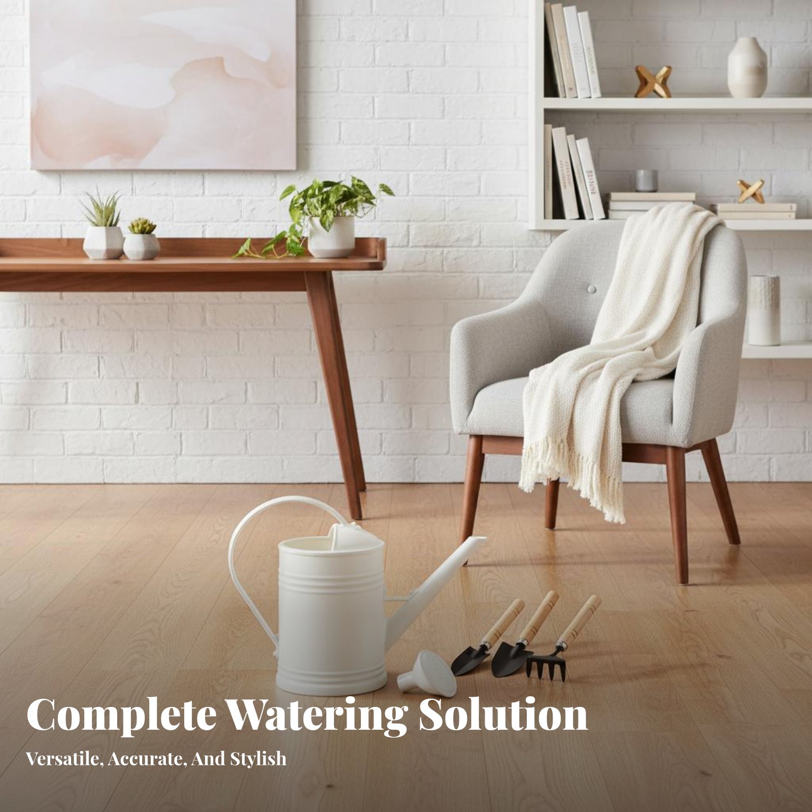 Watering Can - Regador com Bico Longo, Vaso de