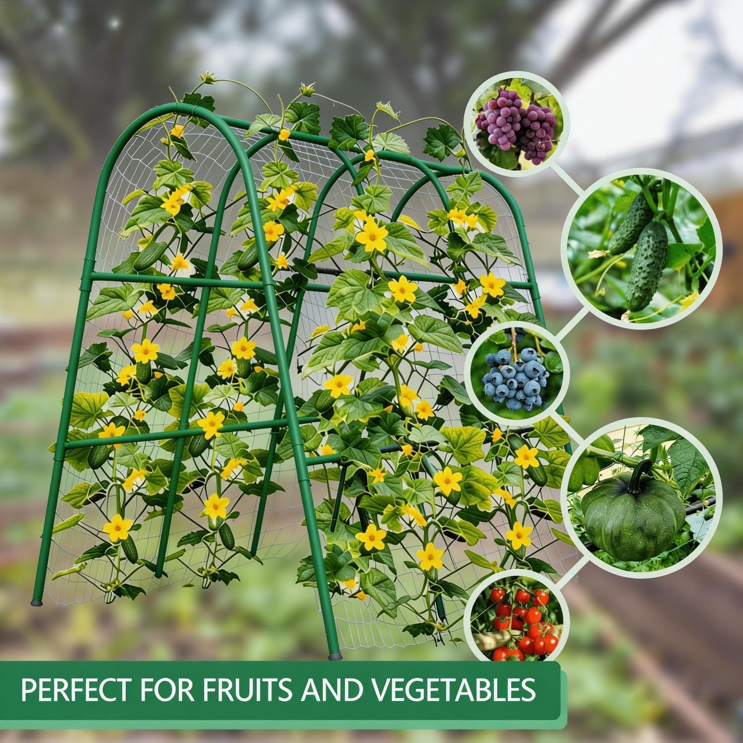 Arco de Jardim 4x5.3FT para Ca - Vertical Planter avaliação e preço