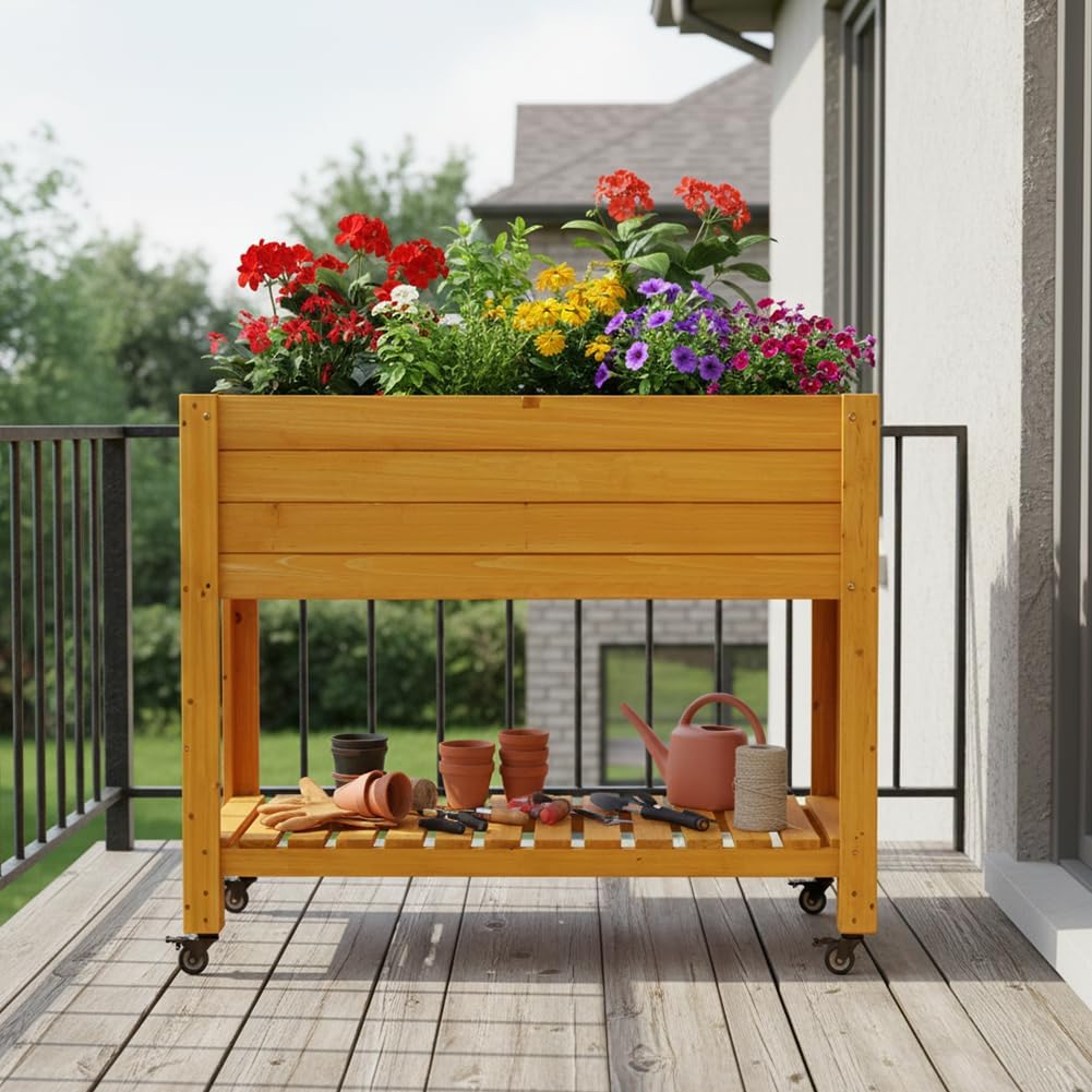 Canteiro Elevado Móvel de Made - Raised Garden Bed avaliação e preço