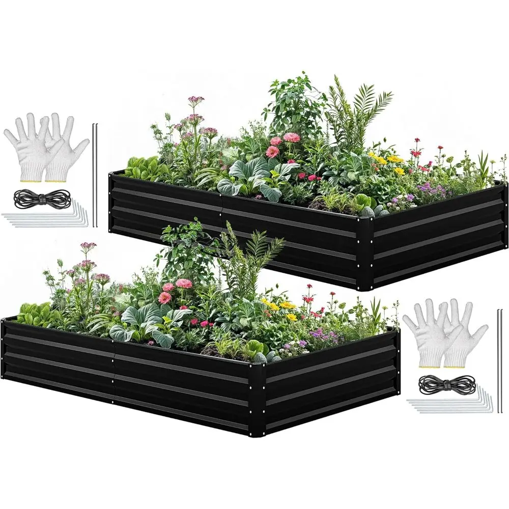 Kit de Canteiro Elevado em Aço - Garden Gloves avaliação e preço