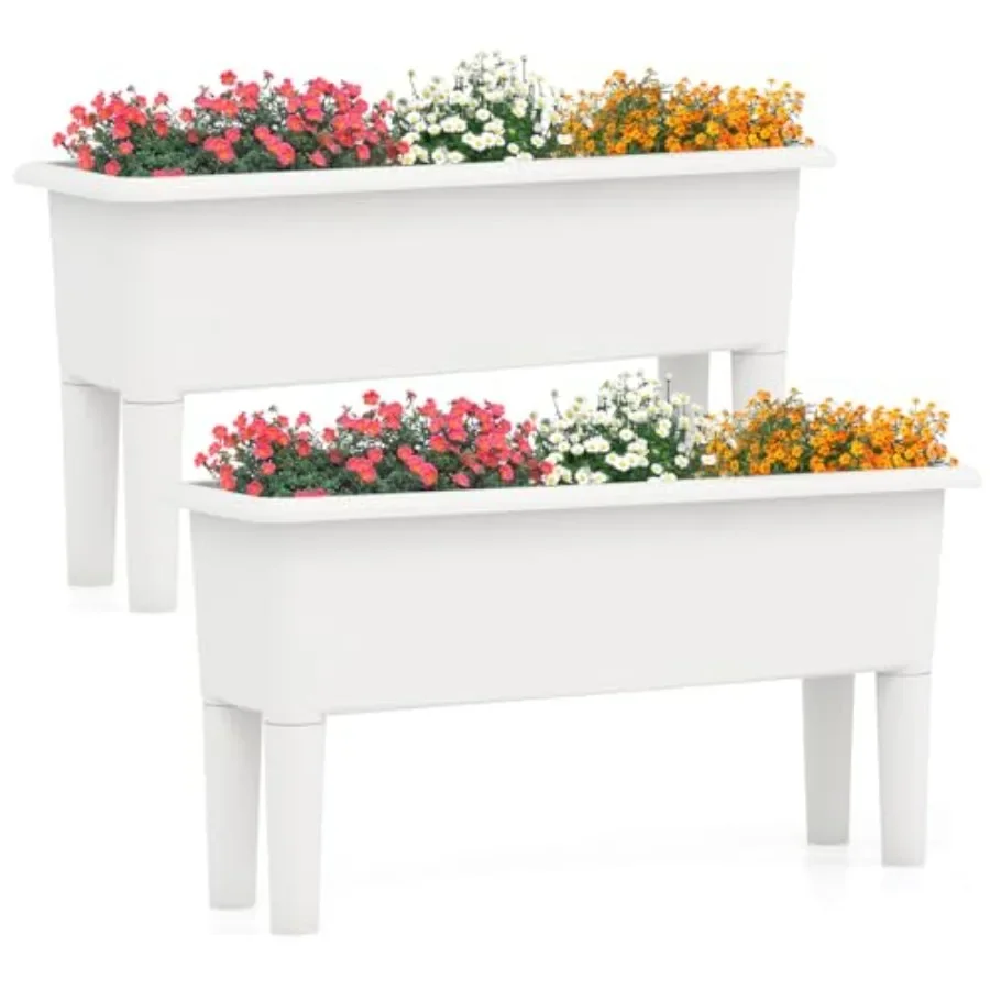 Conjunto de 2 canteiros elevad - Self Watering Planter avaliação e preço