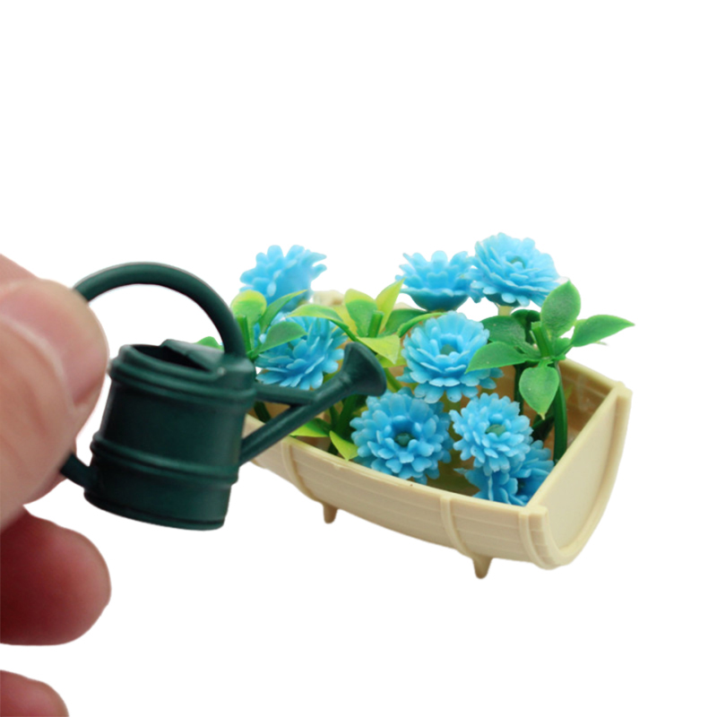 1/12 casa de bonecas simulação - Watering Can avaliação e preço