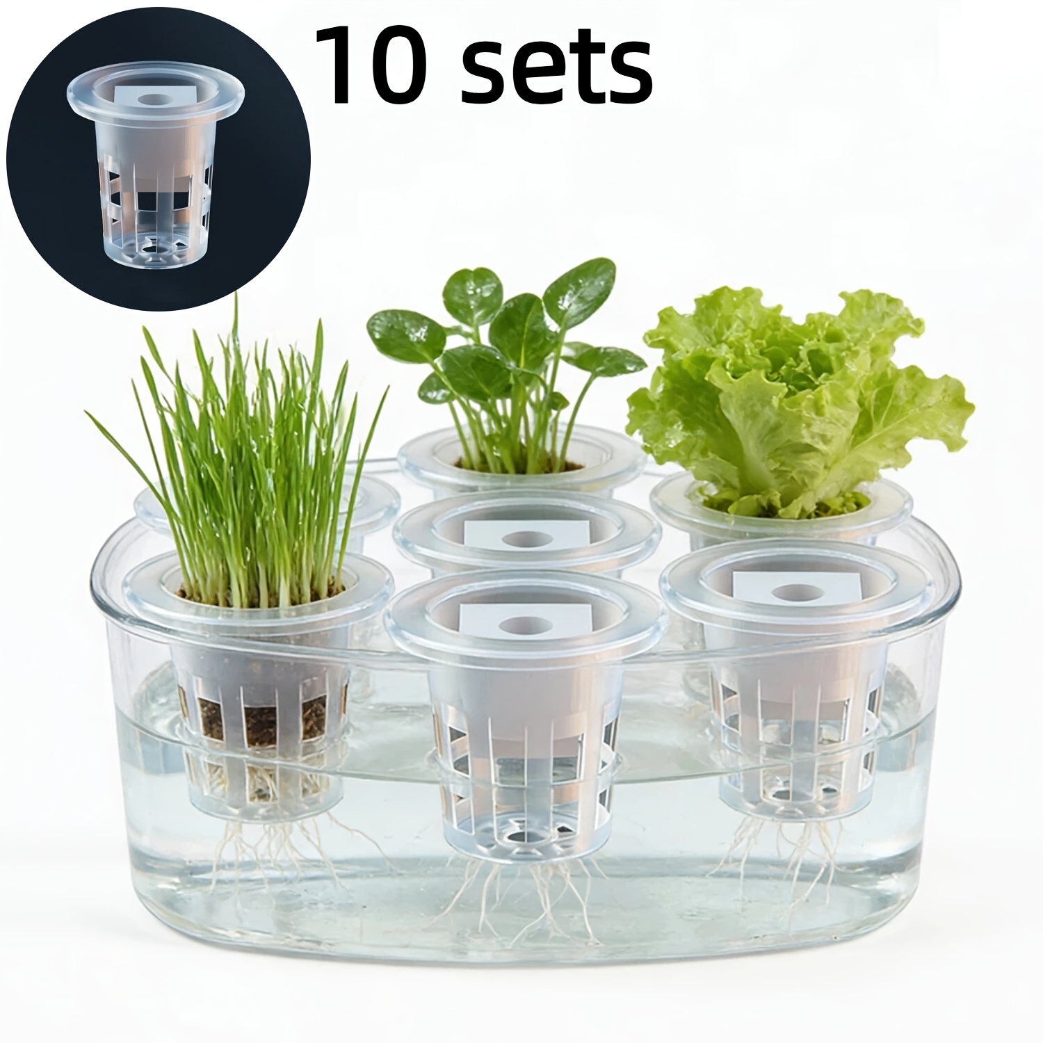 Conjunto de 10 Cestos Hidropôn - Seed Starter Tray avaliação e preço